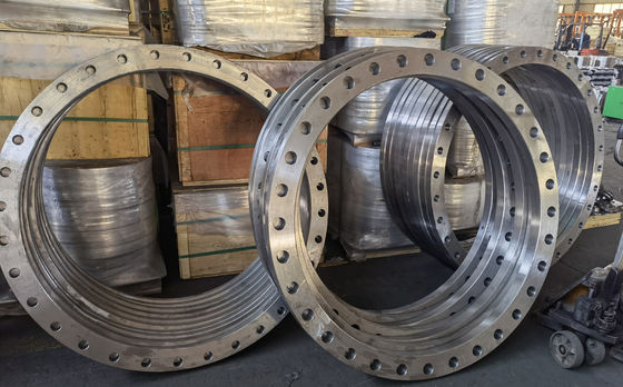 Dầu chống rỉ AWWA C207-07 Hubbed Slip On Flange ISO9001 PED 2000