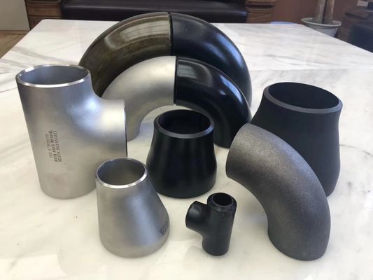 chất lượng  45D 90D 180D Carbon Steel Butt Welded Pipe Fittings ASME B16.9 B16.28 A234WPB nhà máy sản xuất
