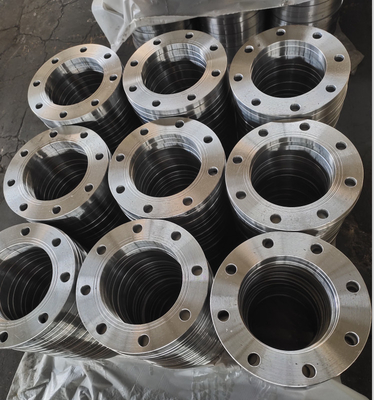Thép rèn PN25 Mặt bích phẳng và phụ kiện Bs4504 Gost Jis Bs10 Sabs 1123