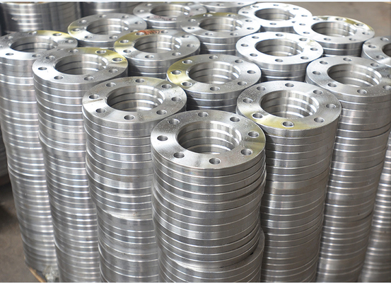 Pn16 Mặt phẳng bằng thép carbon rèn mặt bích và phụ kiện đường ống Dầu chống gỉ