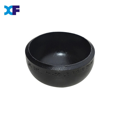Đánh giá áp suất 10K SCH40 sơn đen ống gắn nắp với sơn minh bạch kết thúc