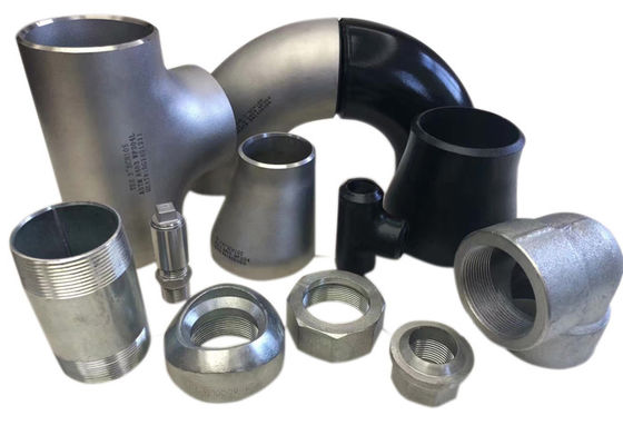 DIN2605 đến DIN2617 SCH40 STD SCH80 Tê thép mạ kẽm đen Lắp liền mạch