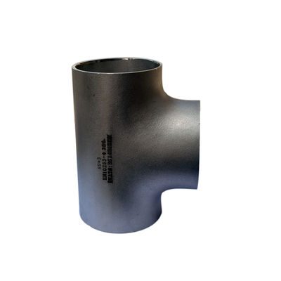 EN10204 3.1 P265GH Butt Welded Pipe Pipe Fitting Tee Astm B16.9 Beveling End