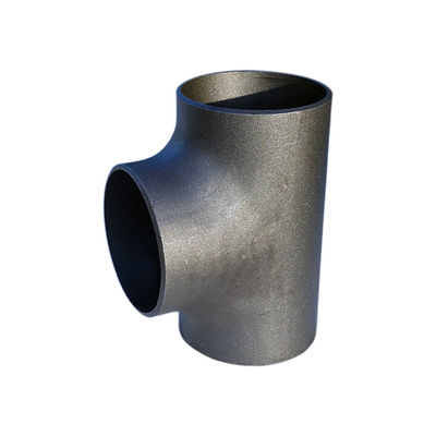 EN10204 3.1 P265GH Butt Welded Pipe Pipe Fitting Tee Astm B16.9 Beveling End