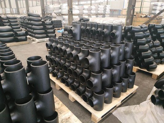 DIN2605 đến DIN2617 SCH40 STD SCH80 Tê thép mạ kẽm đen Lắp liền mạch