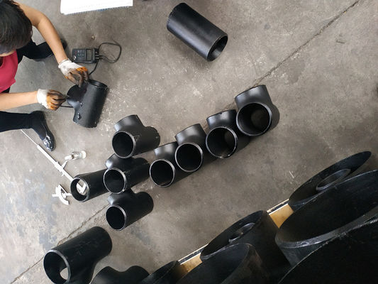 45D 90D 180D thẳng ống thép không gỉ Tee Butt Weld SS304L SS316L STD SCH40