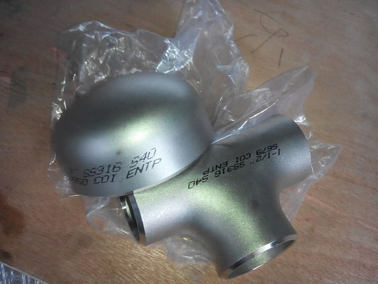 Nắp ống thép hàn Butt Thép không gỉ mạ kẽm đen ASTM A182 F304