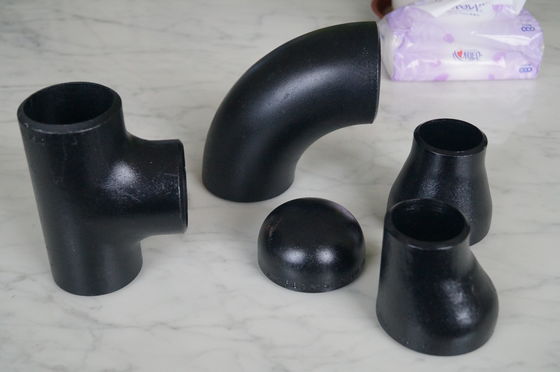 CS SS DN15 đến DN2000 Bộ giảm tốc đường ống thép Dầu chống rỉ Con Ecc đen