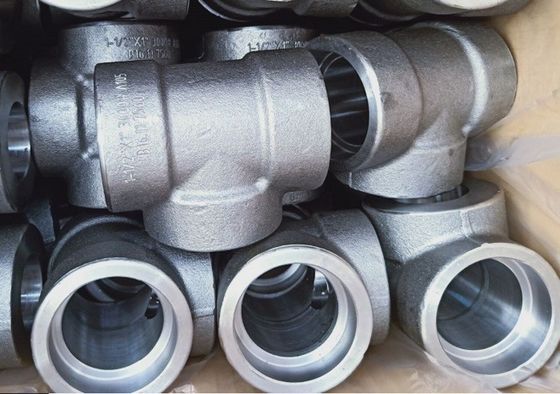 ASME B16.11 A105 Elbow 3000 Lbs Ổ cắm hàn Đầu nối bằng thép rèn có ren