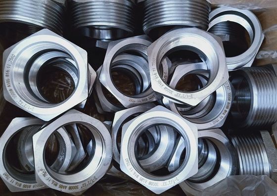 ASME B16.11 A105 Elbow 3000 Lbs Ổ cắm hàn Đầu nối bằng thép rèn có ren