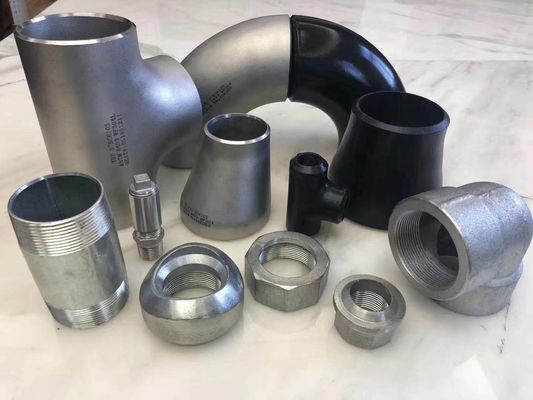 90 ° 180 ° 45 ° Nắp giảm tốc Elbow Tee Con Ecc ASME ANSI B16.9 B16.28 Tất cả các kích thước