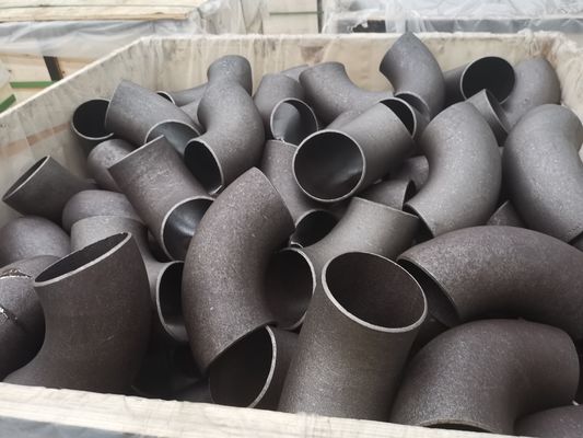 Nắp giảm tốc chống rỉ khuỷu tay hàn liền mạch SGP JIS B2311 Dầu rỉ đen ANSI
