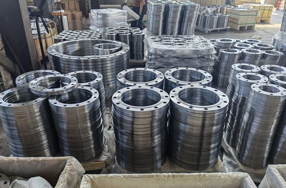 Dầu chống rỉ AWWA C207-07 Hubbed Slip On Flange ISO9001 PED 2000