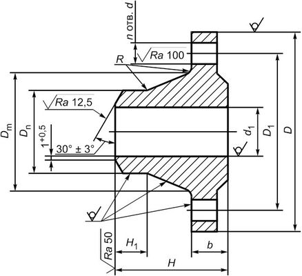 PN6-PN100 ST20 GOST 12820-80 Mặt bích GOST 33259 LOẠI 01 02 05 GOST 12821 CS CT20; 16MN; SS 304 / 304L, 316 / 316L