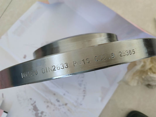 Thép Wnrf Pn25 Ss316 Mặt bích ống mạ kẽm Sơn màu vàng Bs4504 Tiêu chuẩn